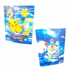 Álbum Plastificado 3d Pokémon Azul - Pata´s Games and Toys