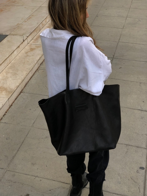 Lotus Black Bag