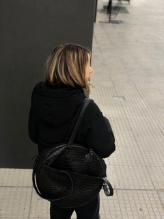 DOT BAG Black textura