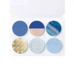 Set de stickers pet COFFRET Cosmetic Circle - Casa Washi