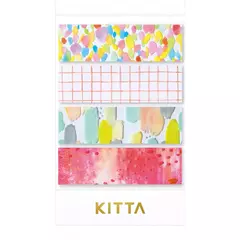 Set de stickers pet KITTA Clear - Casa Washi