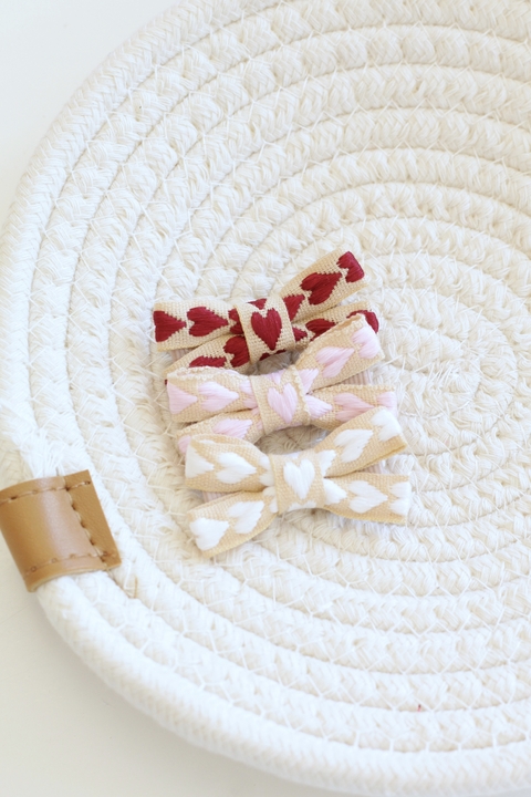 Laço PP Vintage bordado (unidade - bico de pato)