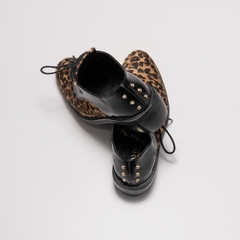 ZAPATOS ANIMAL PRINT CORDONES LAS PEPAS - The Vintage Hole