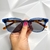 ÓCULOS DE SOL CALIU AZUL UNISSEX JO RAM QUADRADO - comprar online