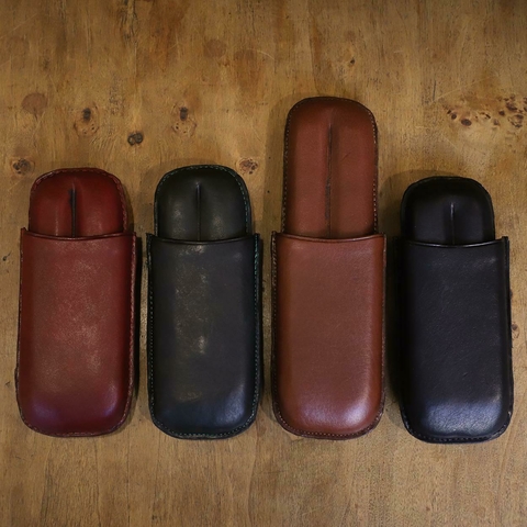 Purera nacional de cuero con dos divisiones chica