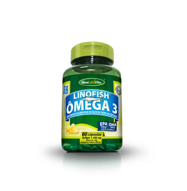 LinoFish Ômega 3 - 1000mg (New Labs Vita)