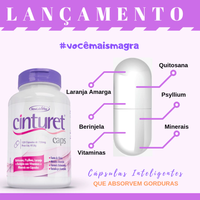 Cinturet Caps - 730mg - 120 Cáps - comprar online