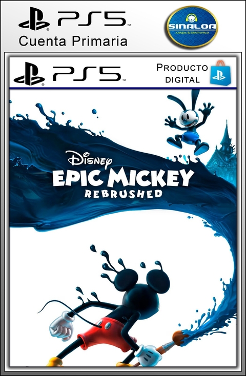 Disney Epic Mickey: Rebrushed (formato digital) PS5 - comprar online