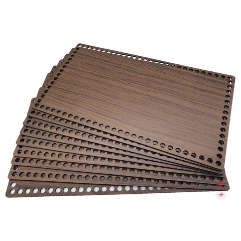 Base Fundo Crochê Cestos Diversos Tamanhos 08 Peças Castanho