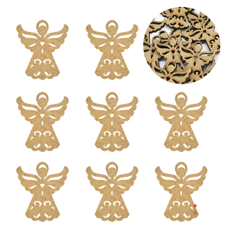 100 Aplique Anjinho Enfeite Decorativo Artesanato Cru 3cm