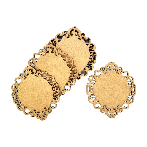 Plaquinhas Moldura Escapulário Personalize 7cm