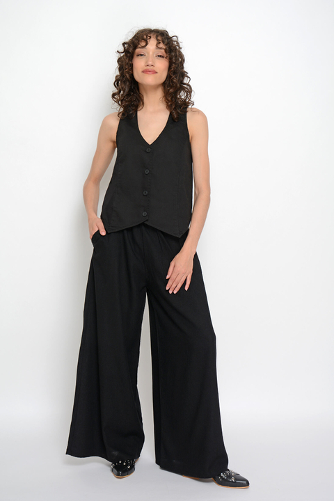 Palazzo XABIA ancho de lino (5984)