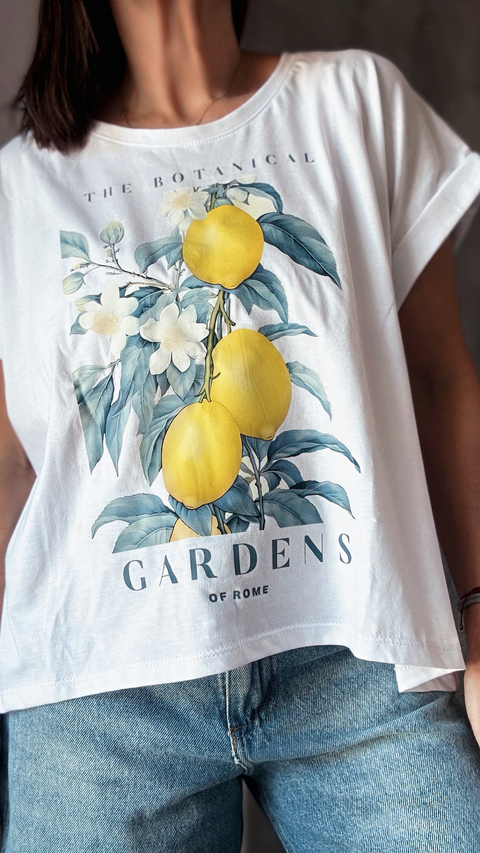 Remera manga china The botanical