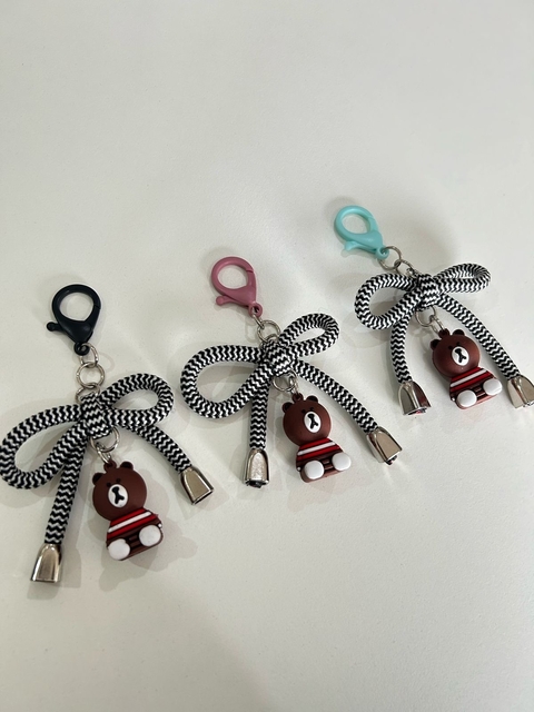 Charm bag osito moño