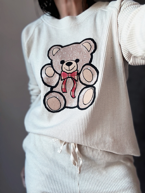 Set Chill babucha Monogram bear - comprar online