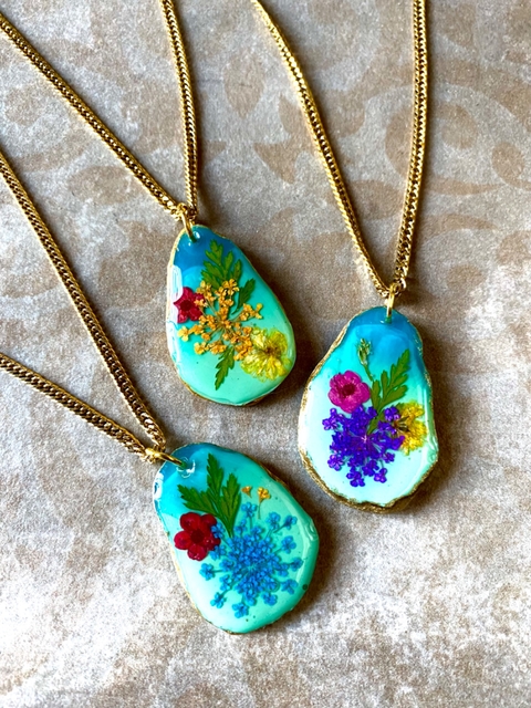 Collar geoda botanical art 147/147B/147B1