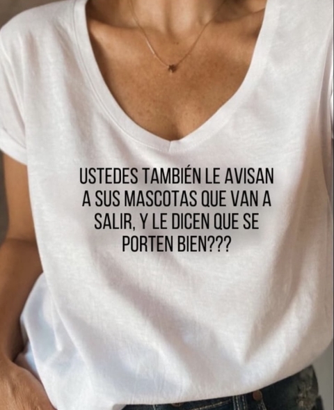Remera meme Ustedes también le avisan