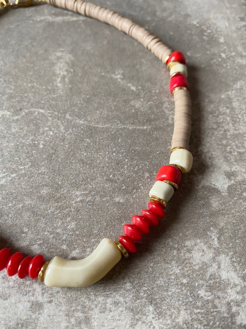 Collar fimo centro de vidrio art 294 en internet