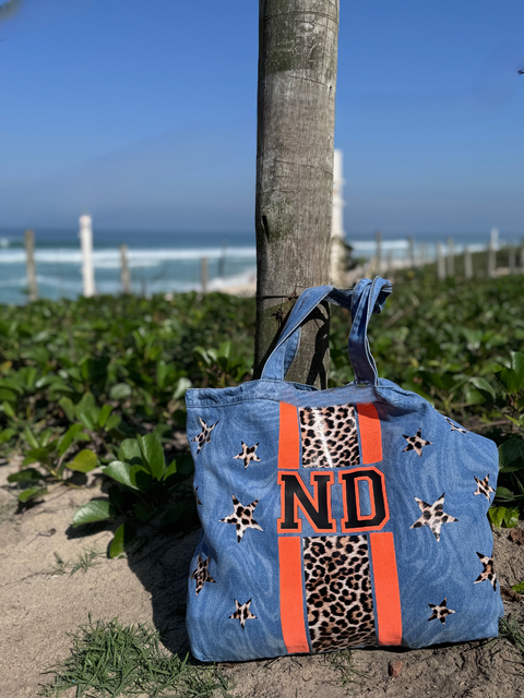 BOLSO DENIM INICIALES