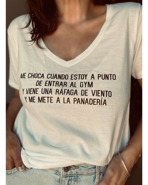 Remera me choca cuando