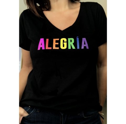 Remera Alegría black