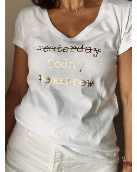 Remera Yesterday, today,tomorrow