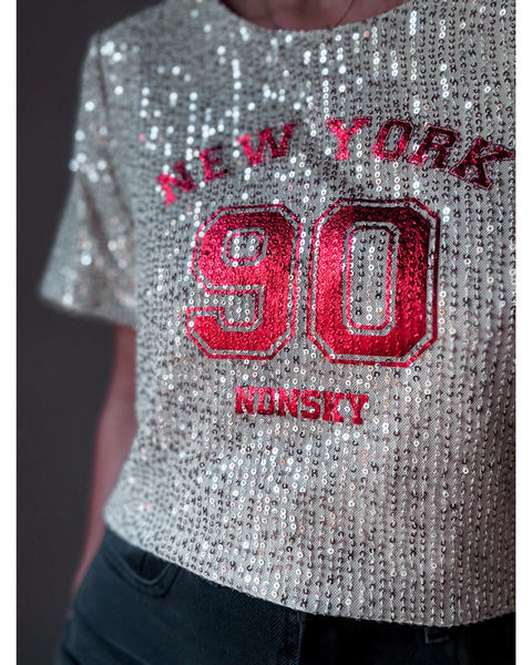 Remera lentejuelas Ciudad