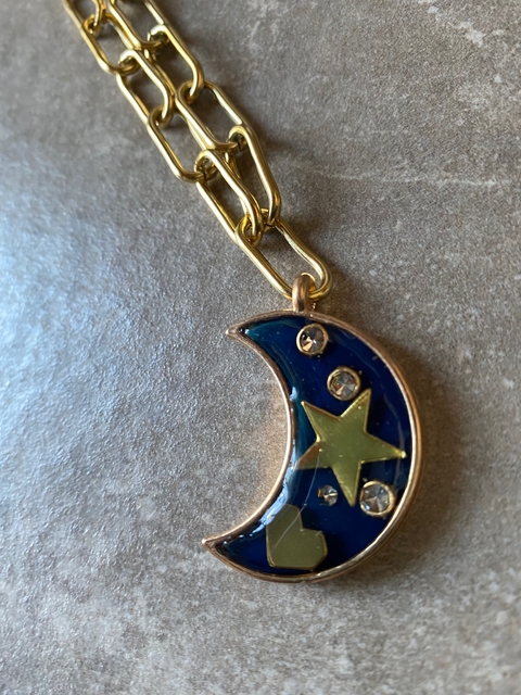 Cadena Medallon Luna art 146