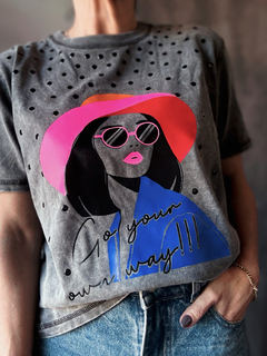 Remeras washed Chicas