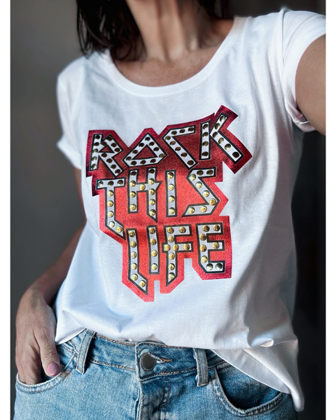Remera Rock this life