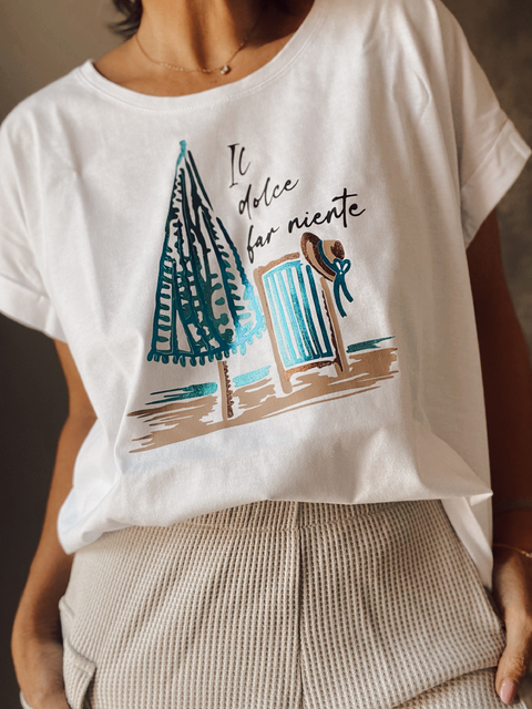 Remera IL Dolce far niente oversized