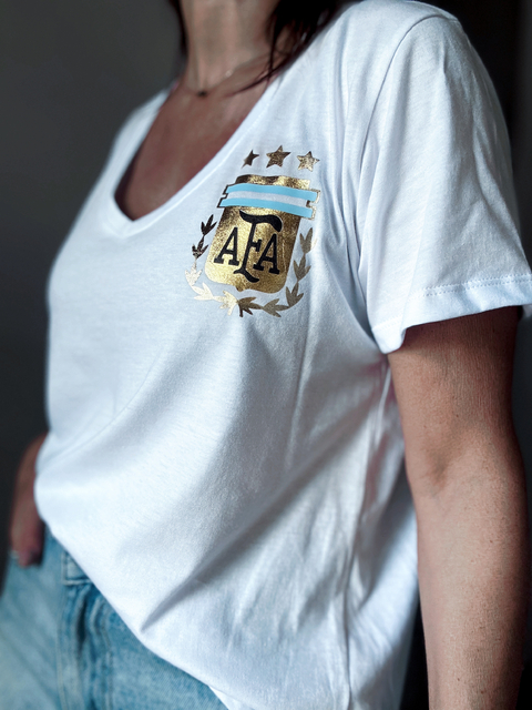 Remera escudo AFA pequeño - buy online