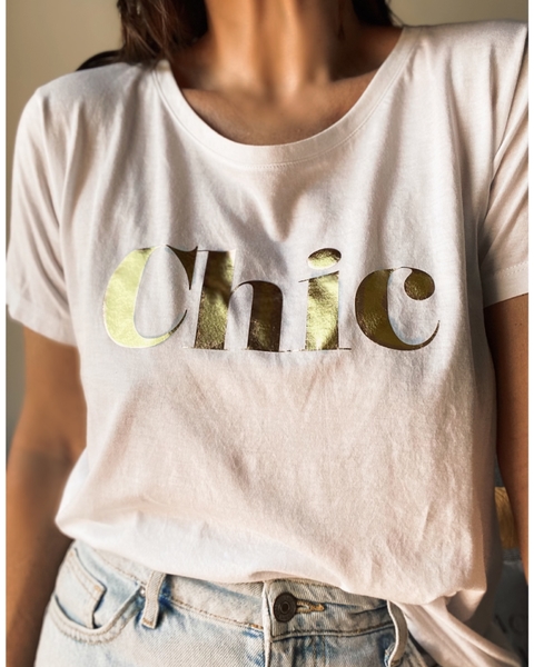Remera Chic white