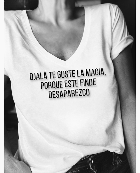 Remera Ojala te guste la magia