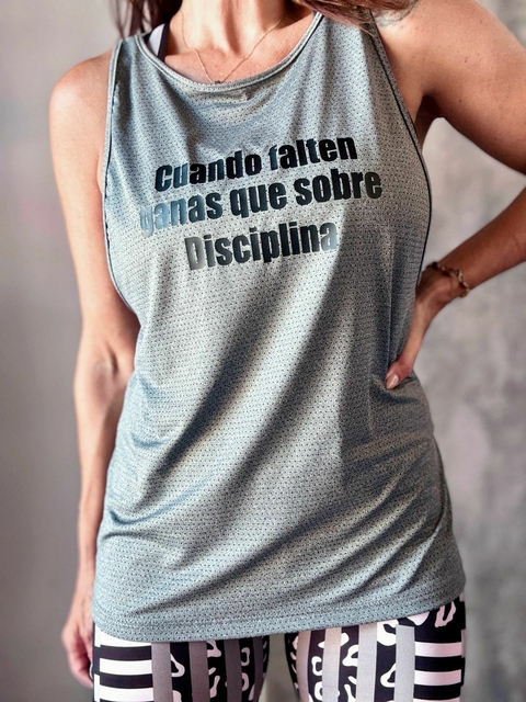 Línea Love your body SUDADERA Cuando falten ganas que sobre disciplina - comprar online