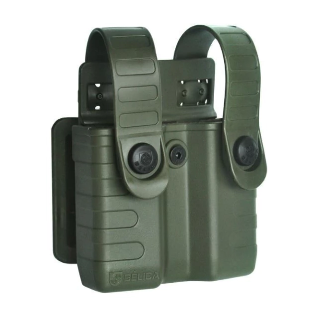 Imagem do Porta Carregador Duplo Bélica em Polímero - Tab Lock