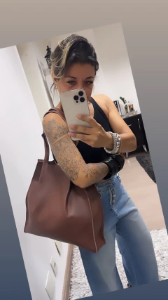 Bolsa Sacola Couro - comprar online