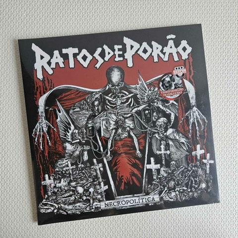 Ratos De Porão - Necropolítica Vinil Vermelho Lacrado