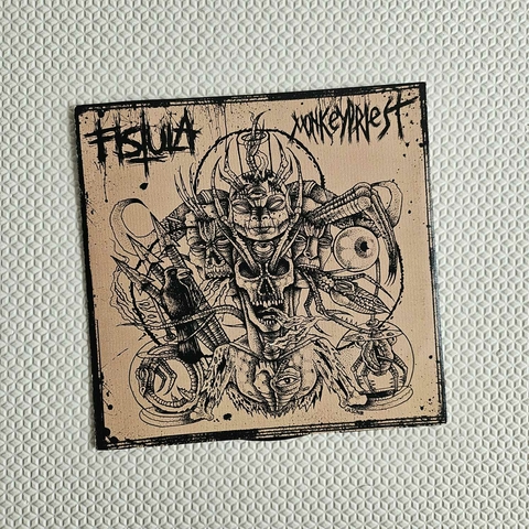 Fistula / Monkeypriest - Devils Smoke / Orang-hutan Vinil 7 Polegadas Usado