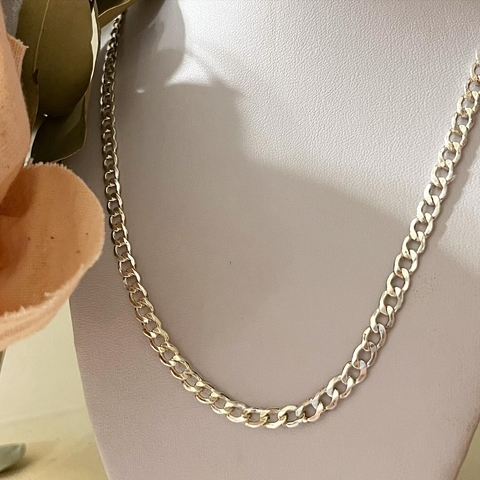 CADENA DE PLATA 925 GROUMET ANCHA ITALIANA LARGA K1831