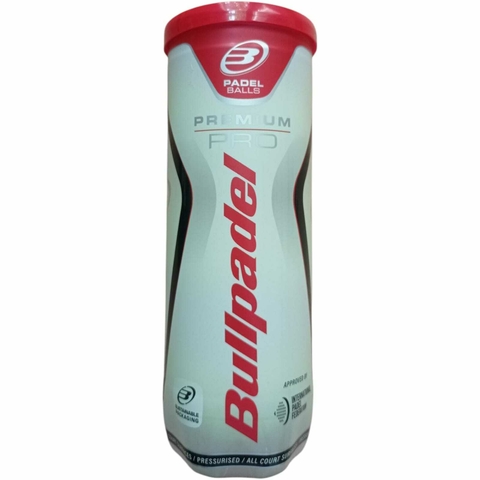 Tubo Pelotas Bull Padel Premium Pro X3 - comprar online