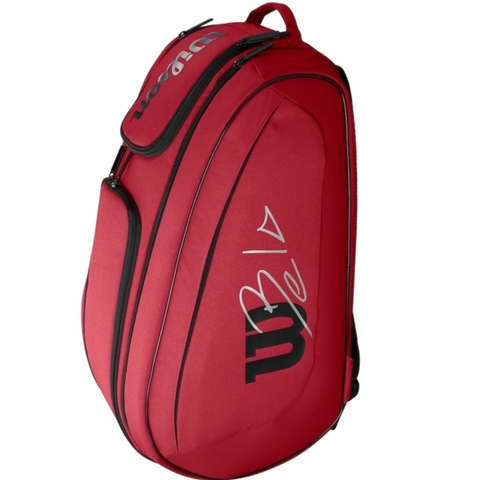 Bolso Mochila Paletero Padel Wilson Bela Super Tour Amplio!