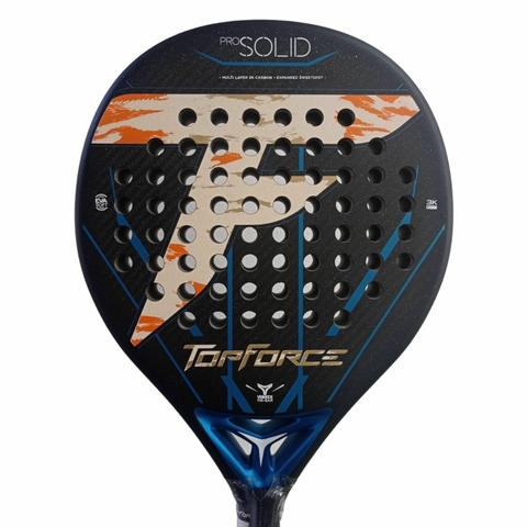 Paleta Padel Paddle Top Force Pro Solid Carbon 3k
