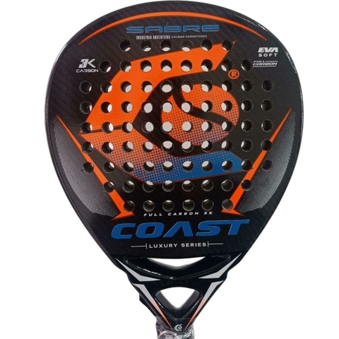 Paleta Padel Paddle Coast Sabre Eva Soft Carbon 3K + Regalos