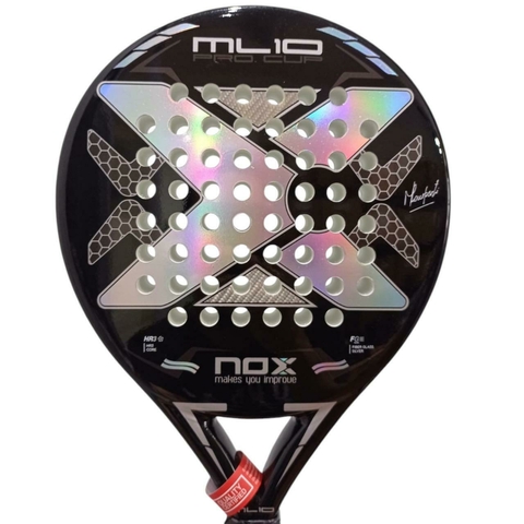 Paleta Padel Nox Ml10 Alutex Pro Cup Exc Arg + Regalos!