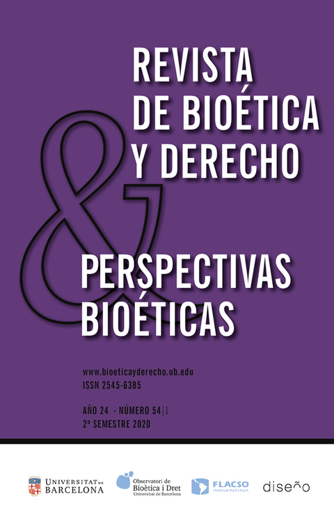 PERSPECTIVAS BIOÉTICAS N° 54/1 - Editorial Nobuko Diseño