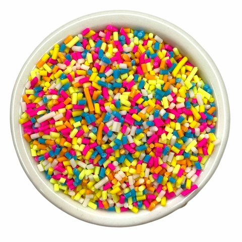 Confetes granulados - colorido (10 gramas)