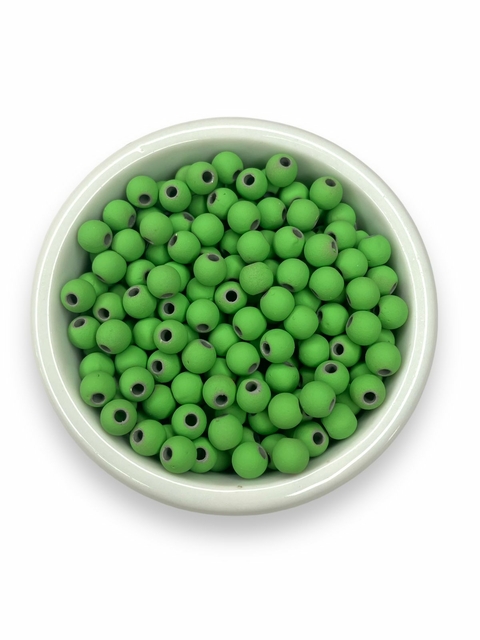 MIÇANGA - BOLA EMBORRACHADA 6MM - VERDE ABACATE (50 gr.)