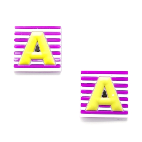 APLIQUE ESCOLAR LETRA emborrachado (3 unidades) - LETRA A