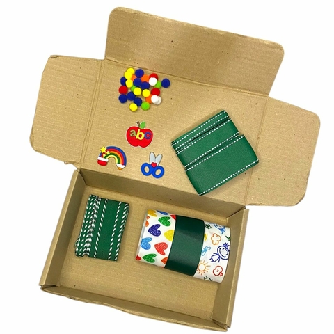 Mini Box Escolar - Verde